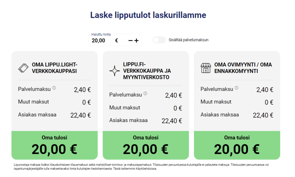 Oma verkkokauppasi helposti ja nopeasti | lippu.light